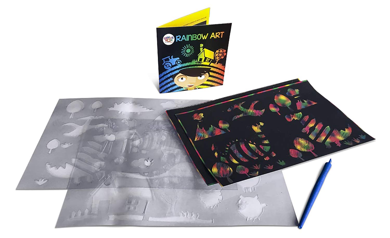 Amazon.com: Genius Box Art and Murals Toddler kit | 8 in 1